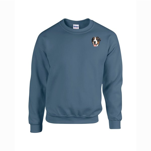 Greater Swiss Mountain Dog Embroidered Unisex Crewneck Sweatshirt Fashion - Image 4