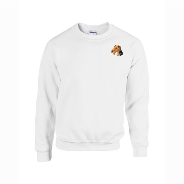 Airedale Terrier Embroidered Unisex Crewneck Sweatshirt Fashion - Image 5