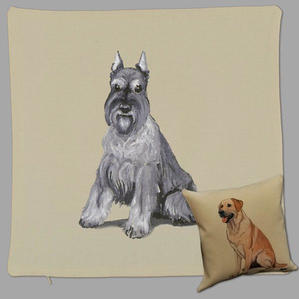 Schnauzer Pillow Cover For Cheap
