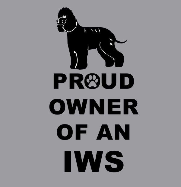Irish Water Spaniel Proud Owner - Adult Unisex T-Shirt Online now - Image 2