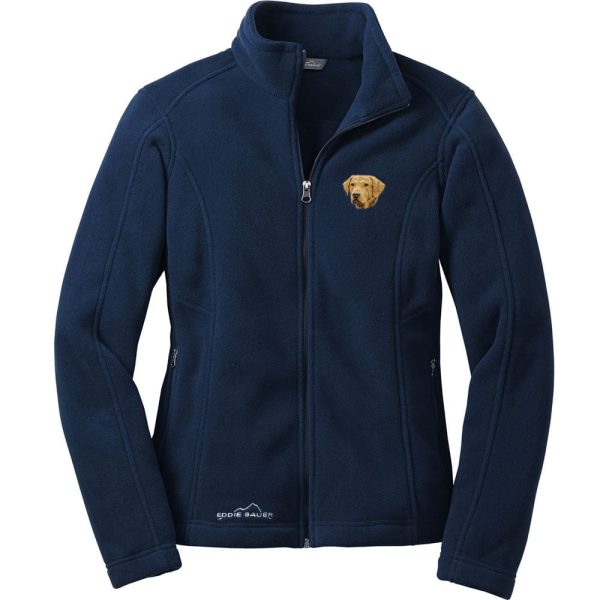 Chesapeake Bay Retriever Embroidered Ladies Fleece Jackets Hot on Sale