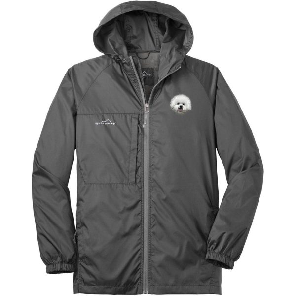 Bichon Frise Embroidered Mens Eddie Bauer Packable Wind Jacket Online now - Image 3