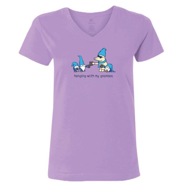 Hanging With My Gnomies - V-Neck T-Shirt Cheap