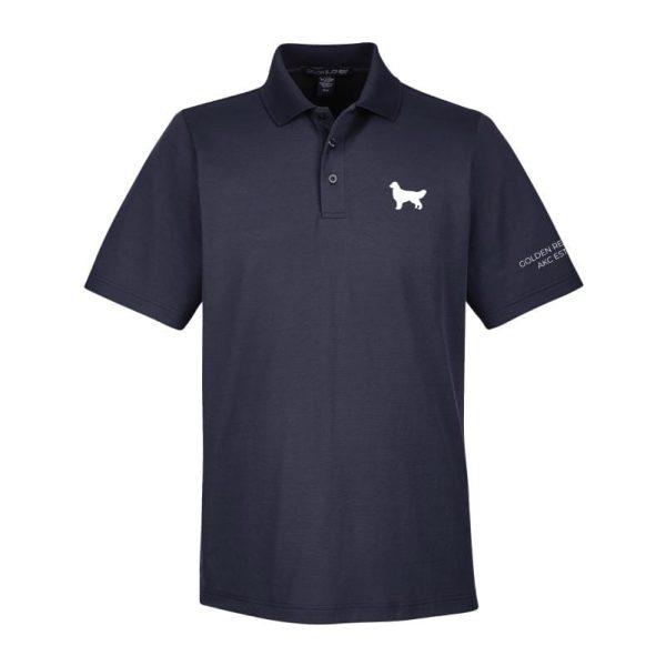 Golden Retriever Embroidered AKC Men s Polo Online now