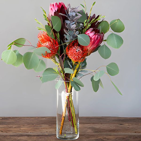 Sunset Lagoon Red and Orange Tropical DIY Flower Kit Supply - Image 5